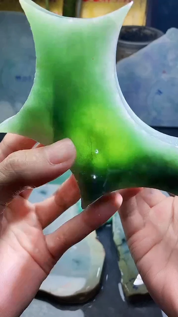 未镶嵌挂件翡翠小雨216