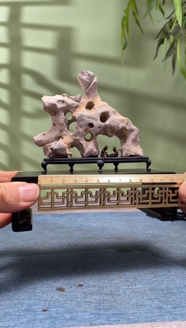 石材树脂底座 石头是青州玲珑石