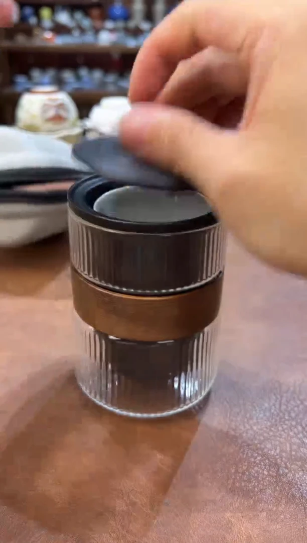 真的很便宜超好看会开片的旅行茶具