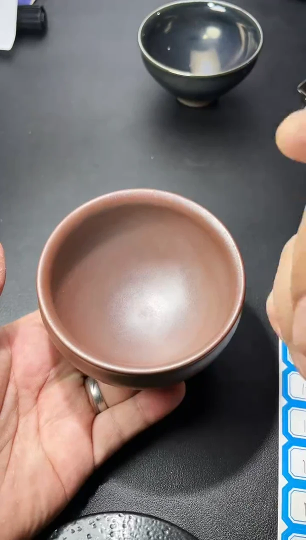 茶盏104叶紫建盏叶紫