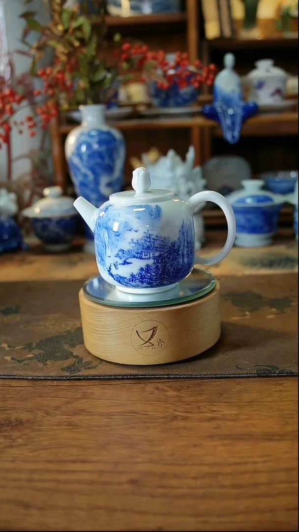 40景德镇手工手绘茶具