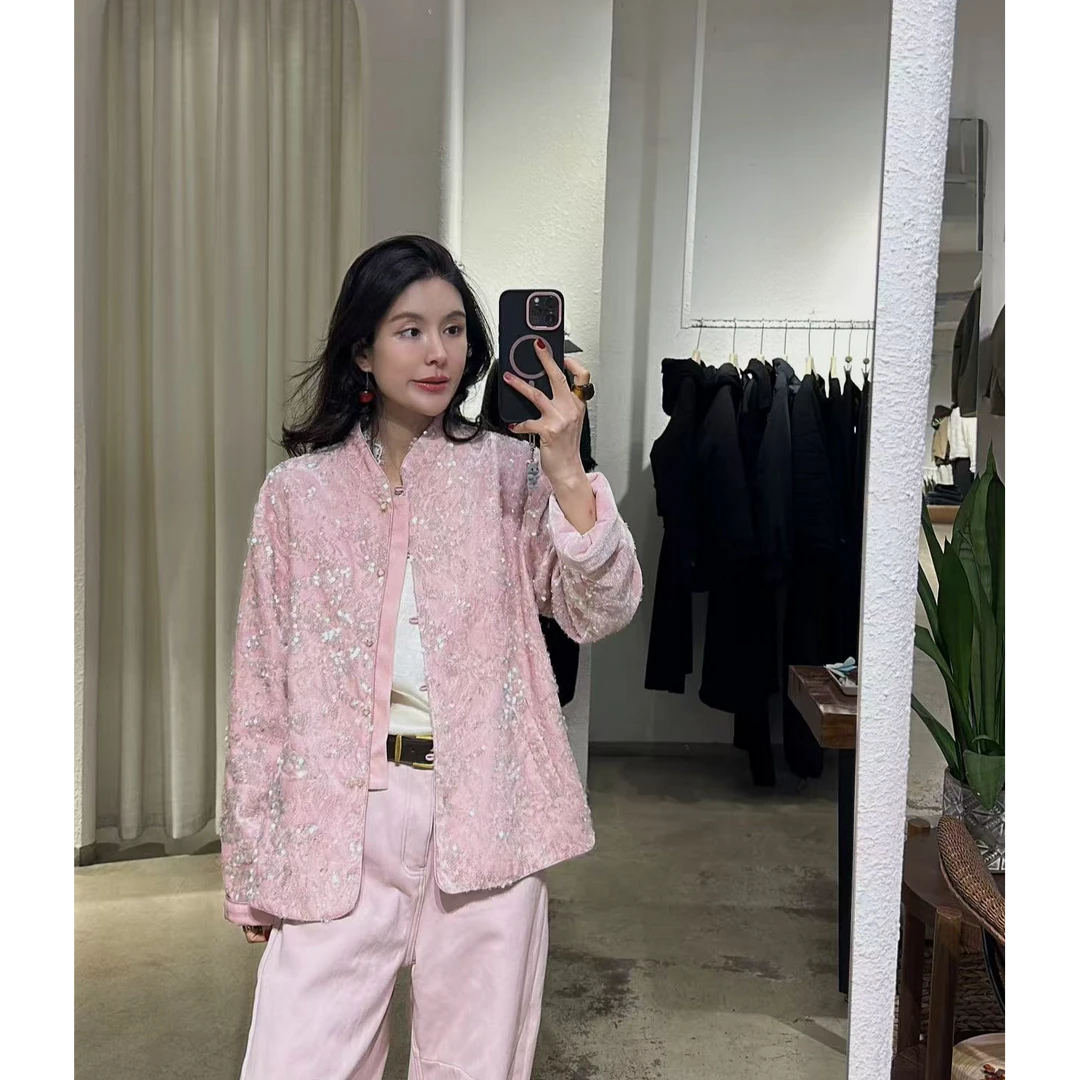 娜一家 2025年款亮片外套