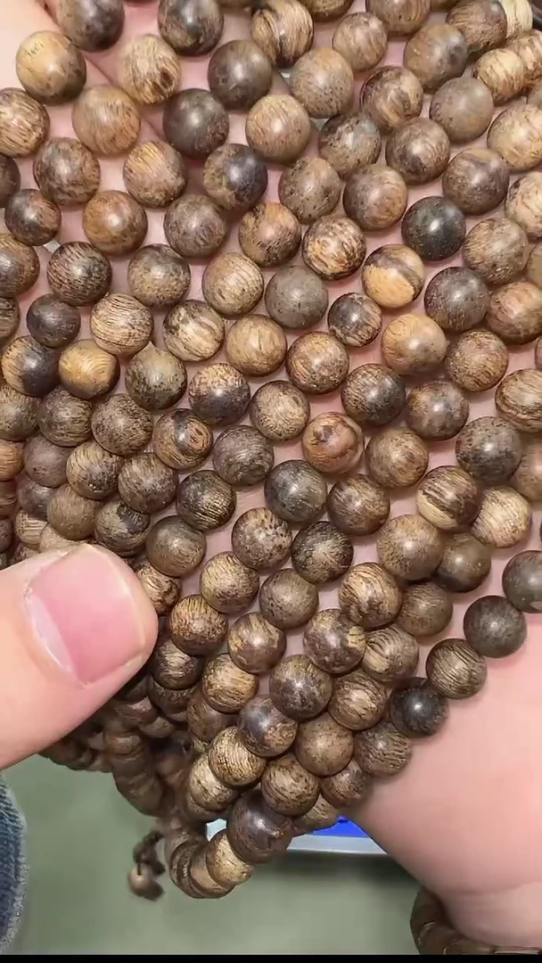 【闪购商品】沉香文莱7mm念珠