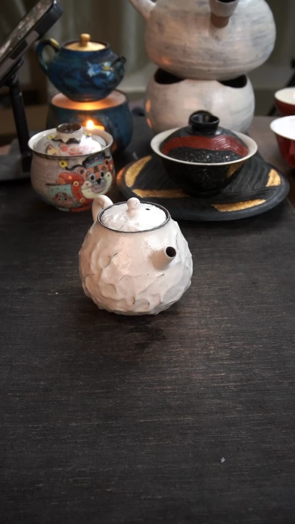 【闪购商品】其他白粉引正把壶小康茶器