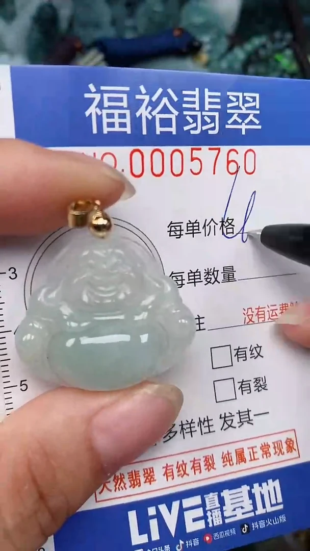 翡翠未镶嵌颈饰...0005760