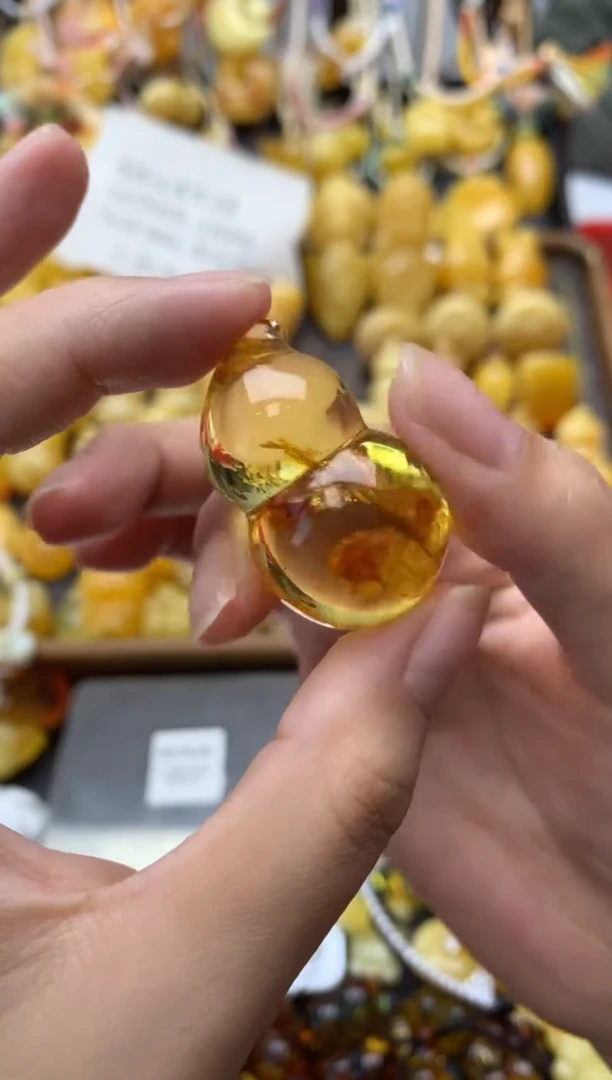 未镶嵌琥珀珠宝奇石035琥珀蜜蜡瑕疵品
