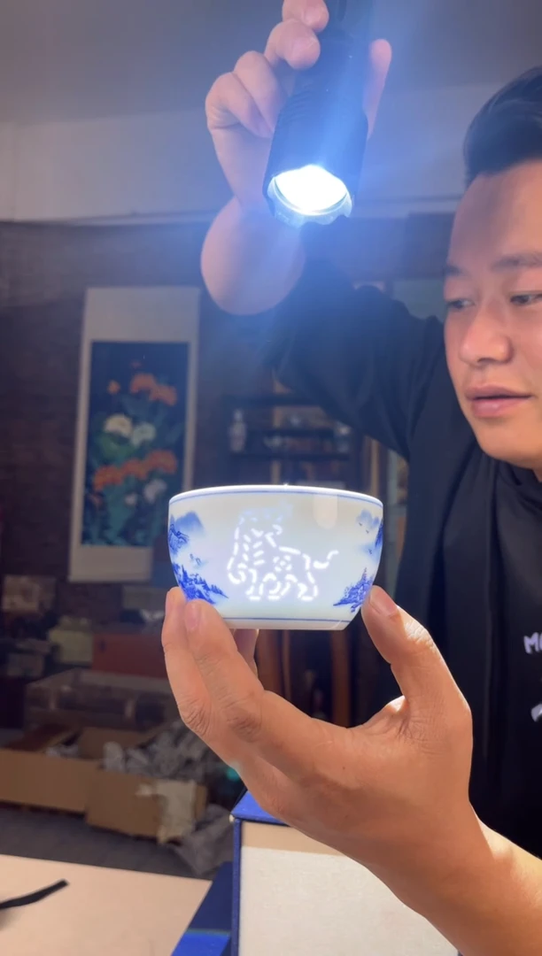 摆件瓷景德镇陶瓷摆件B088带礼盒