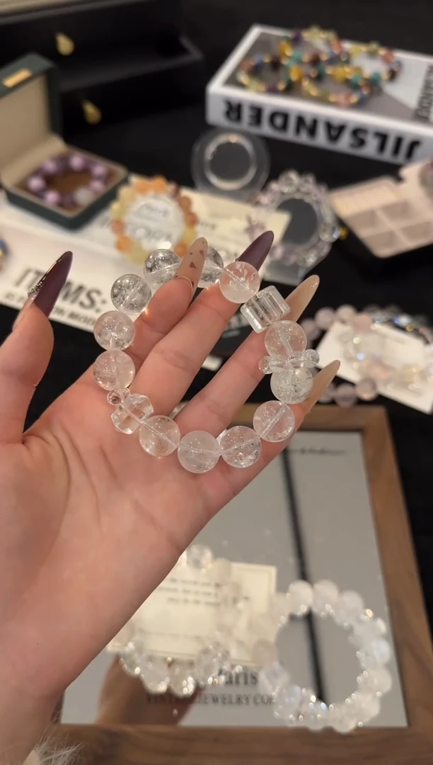 未镶嵌手链水晶心静如水x2663