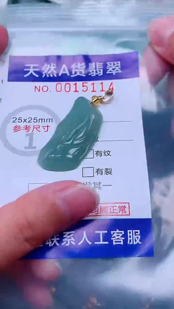 吊坠(不含链)未镶嵌翡翠1