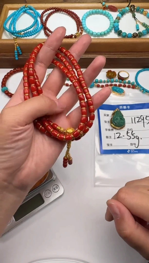 18K金镶嵌手串手串南红玛瑙我****～手串手串