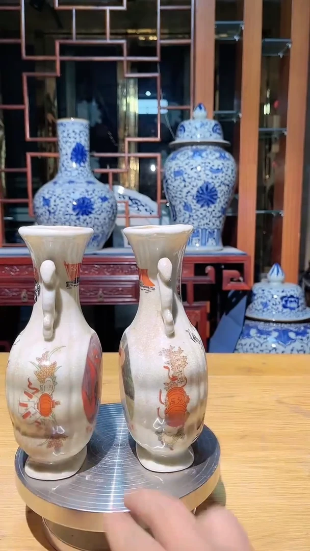 【闪购商品】瓷双耳尊随缘一个