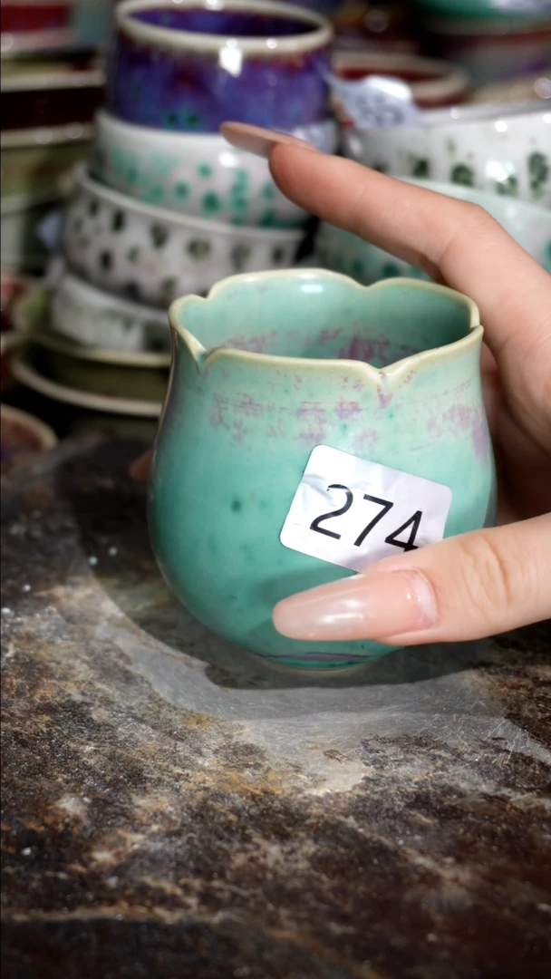 摆件精品窑变钧瓷茶器