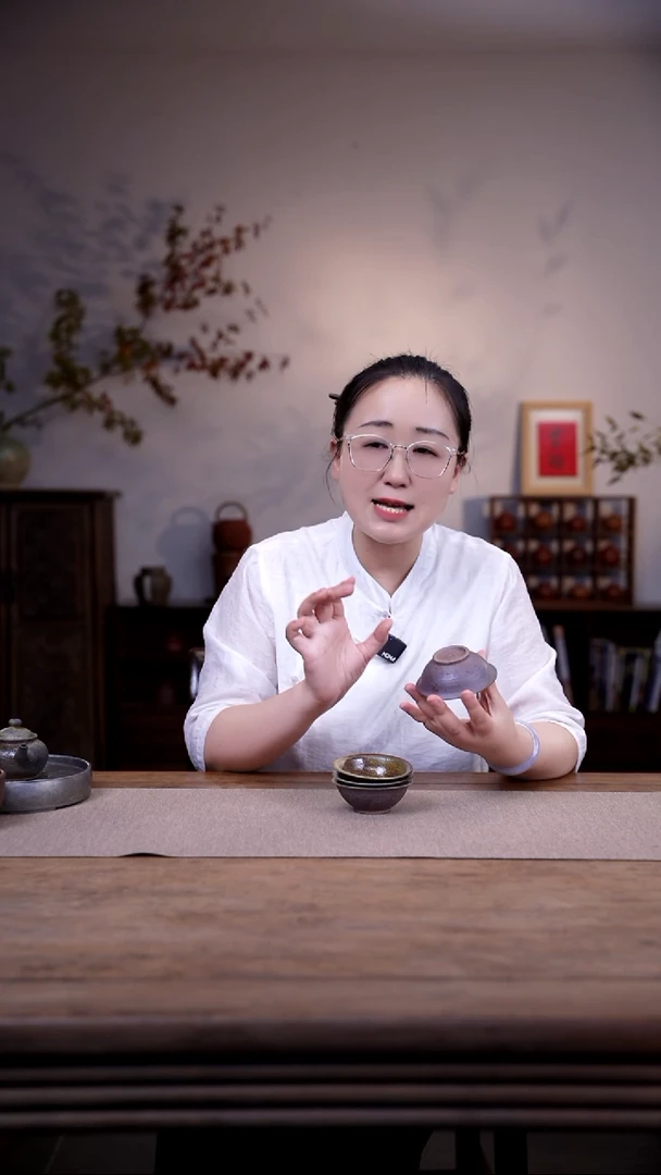 茶杯紫砂落釉紫砂杯