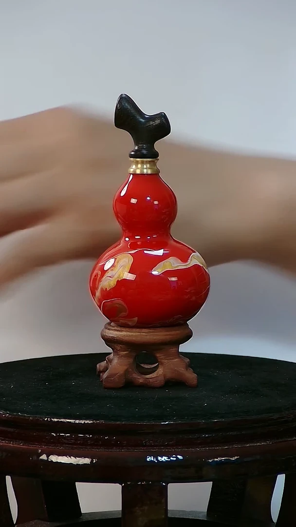 藤?檀木塞葫芦把件 0223