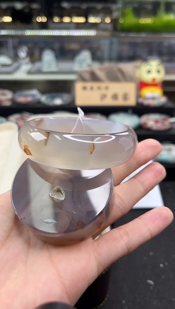 未镶嵌手镯石英质玉63圈口（赠品镯心）6009441