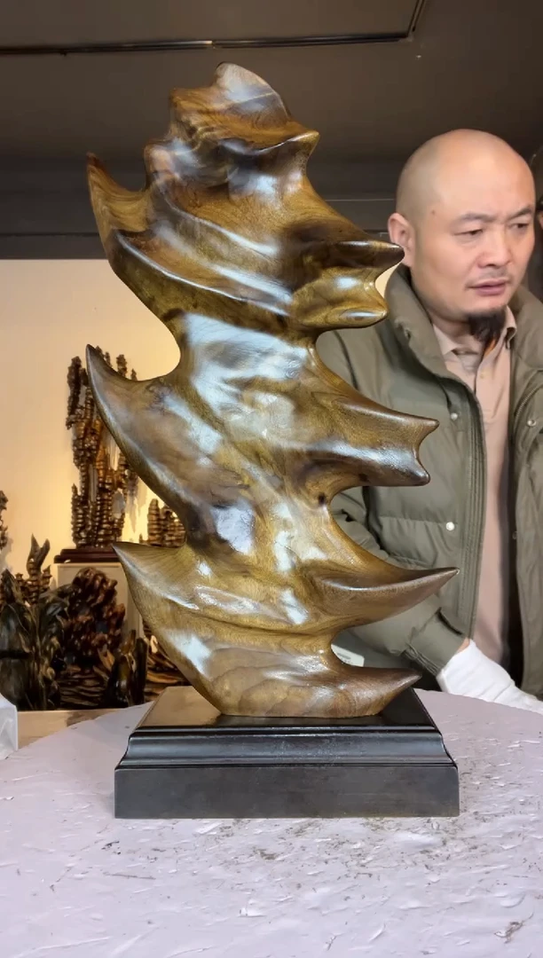 金丝楠B****n356金丝楠自然随型摆件