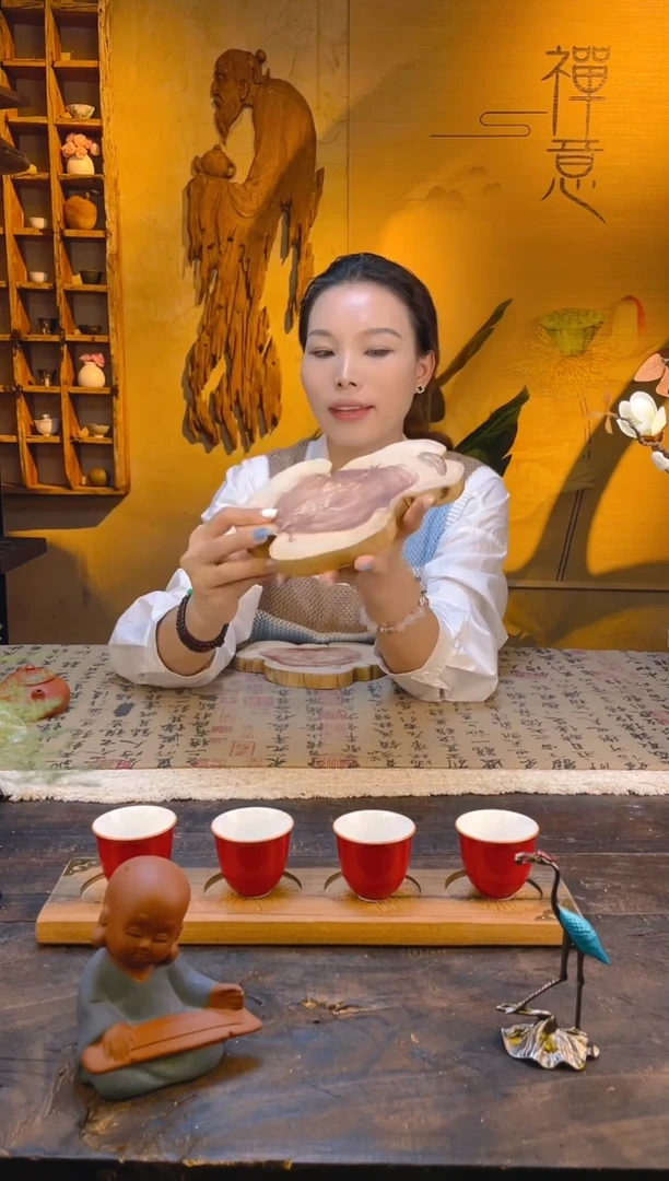 木崖柏壶承艺术摆件