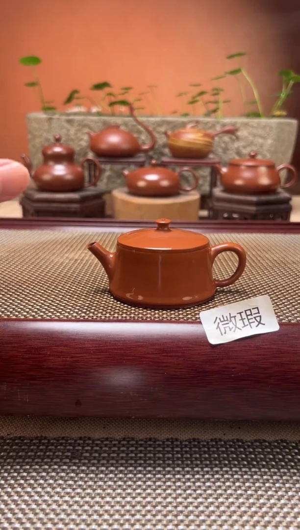 茶壶紫砂【微瑕】全手工云柱