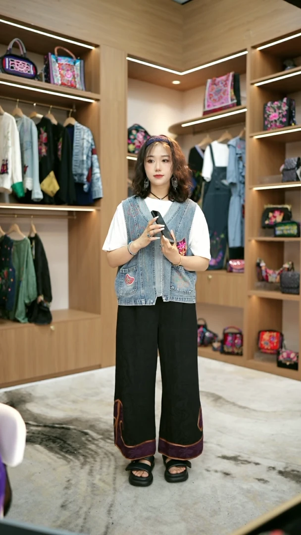 织绣L589黔东南苗族刺绣