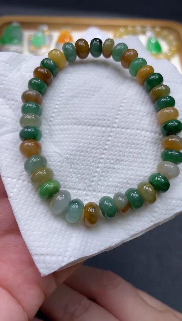 未镶嵌手链翡翠9.......