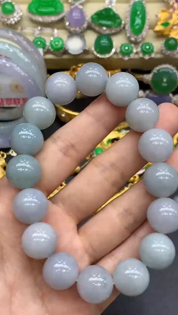 未镶嵌手串翡翠184-中国好珍宝