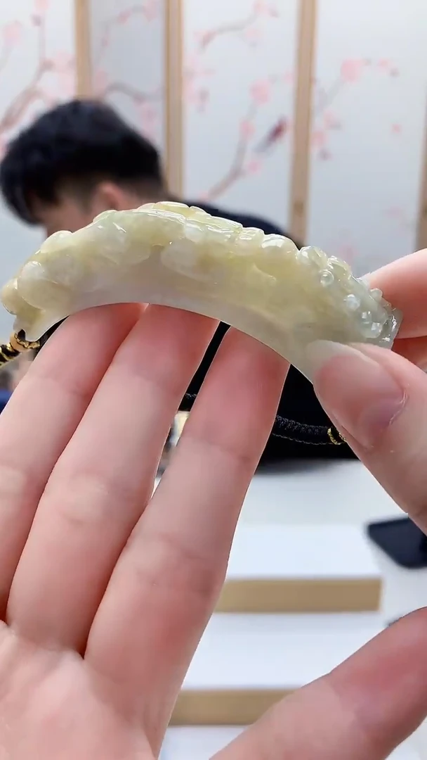 未镶嵌定制翡翠5060ry-毛货挂件16