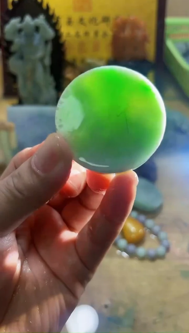 未镶嵌挂件翡翠A货常星6241