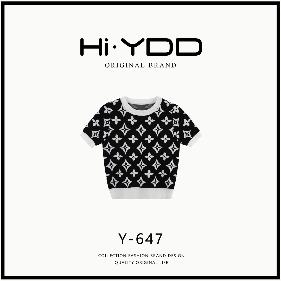 YDD•「Y-647」夏季新款简约修身潮流休闲设计师百搭上衣HS-112