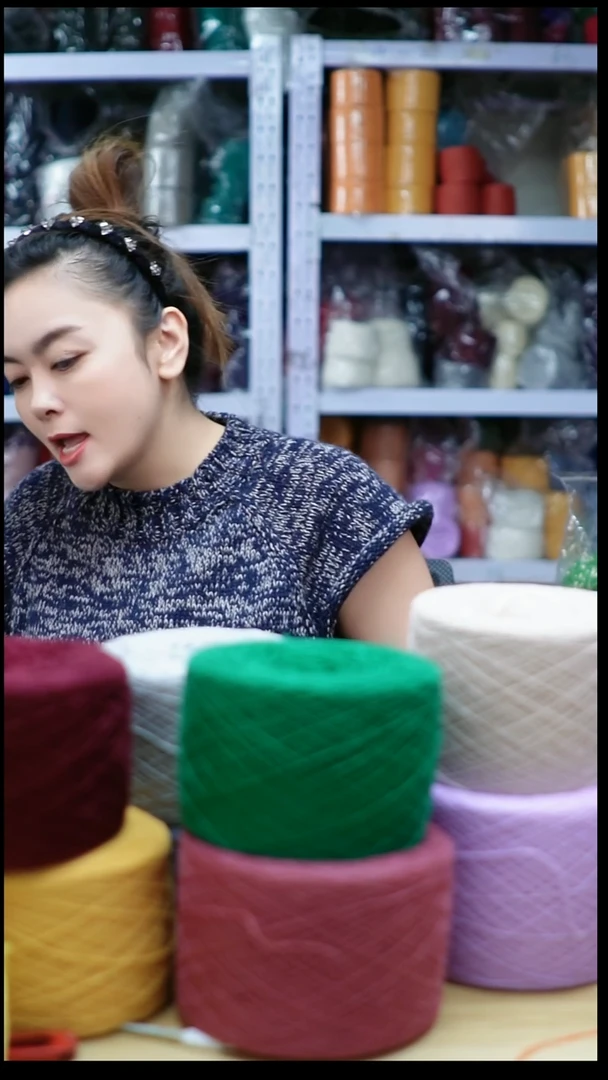 羊绒欢姐手编线D681