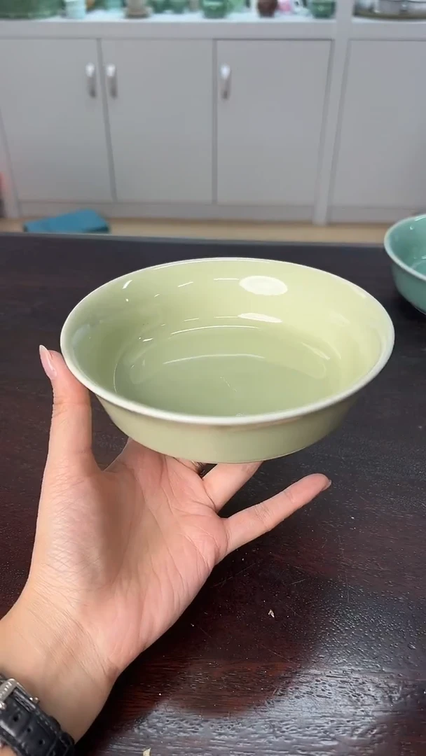 龙泉云间青瓷小米茶器
