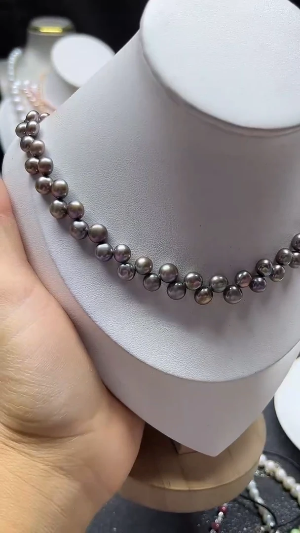 颈饰未镶嵌淡水珍珠多人