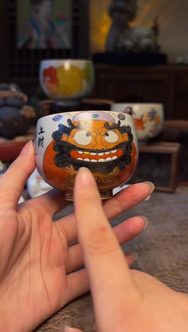 瓷片设计师手工手作款