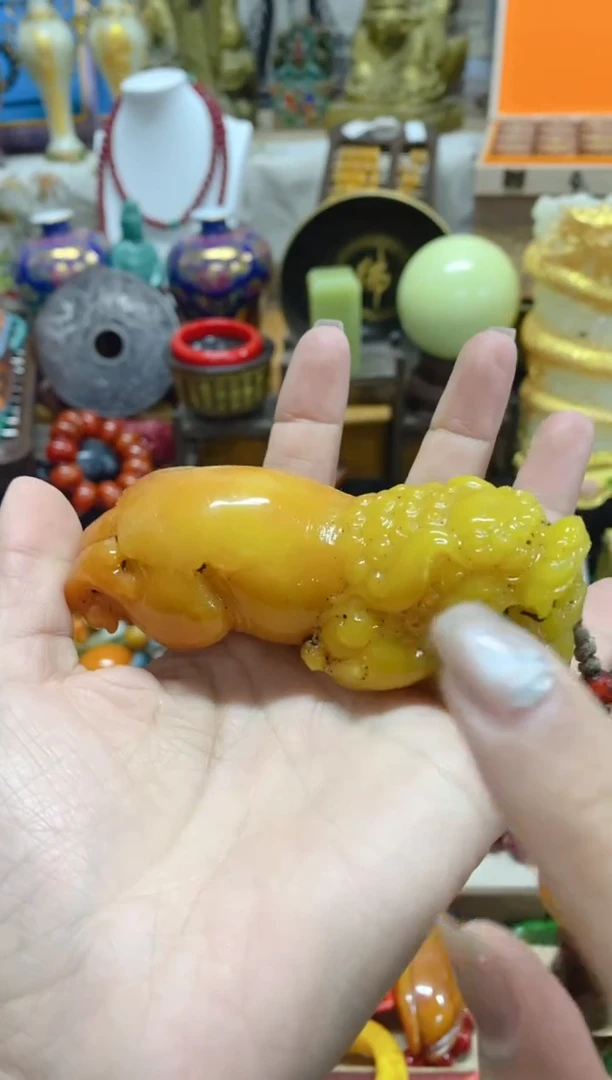 【闪购商品】和田玉（黄玉）摆件未镶嵌主播推荐主播推荐