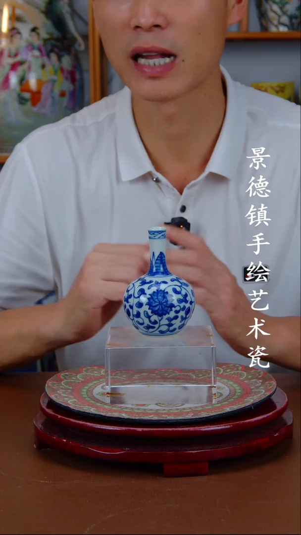 现代景德镇手工手绘陶瓷摆件7