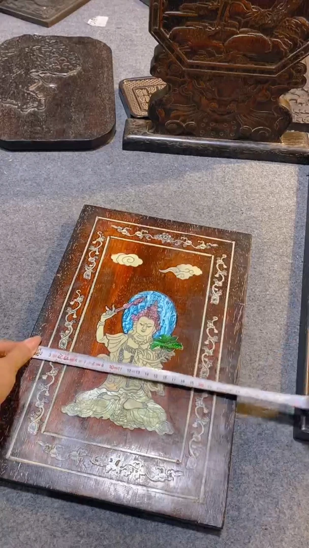 香榧木紫檀拆件雕刻板以直播间实物为准