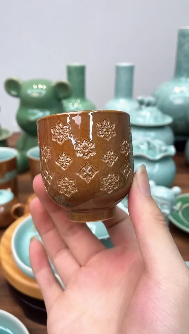 抽奖 特价 微瑕 慧仙青瓷 不退不换