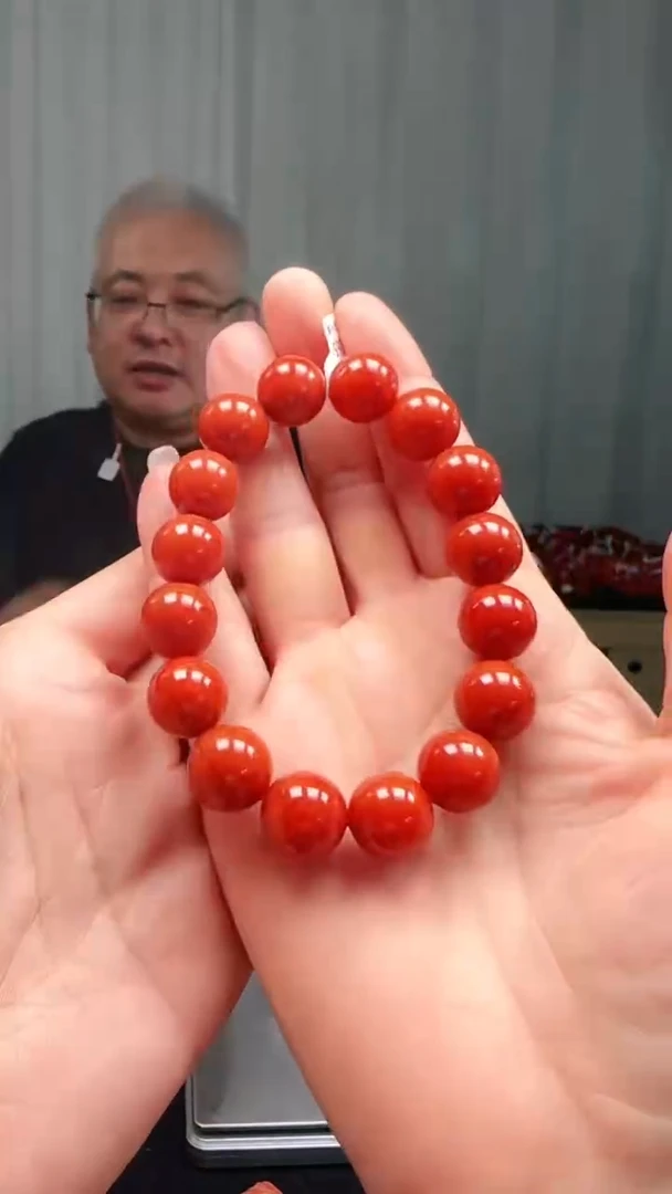 未镶嵌多样性发一件南红玛瑙【云端】13mm保山圆珠单圈