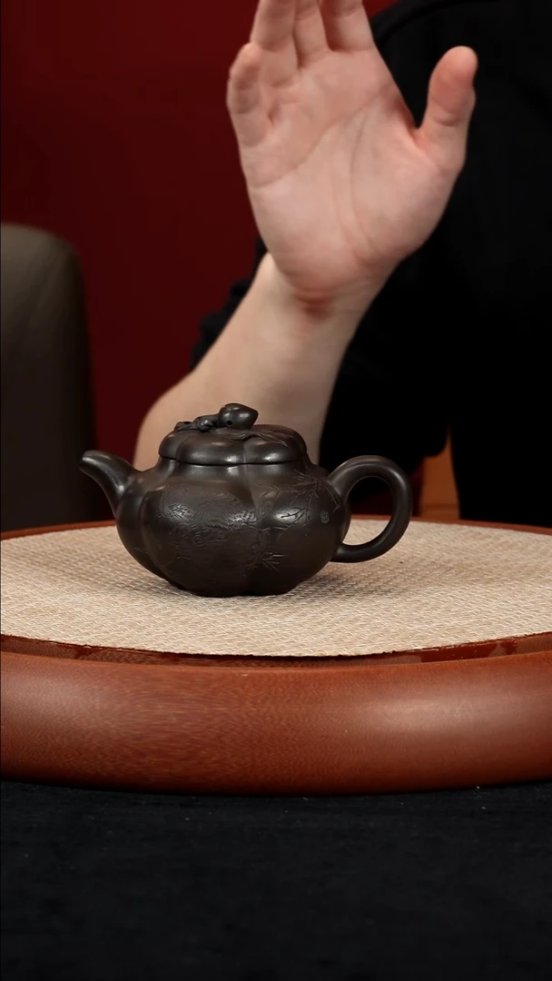 【k055】上合桃宜兴紫砂HH