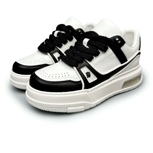 BIEUBRAYR/【情侣款】气垫底牛皮轻奢时尚休闲百搭低帮潮鞋