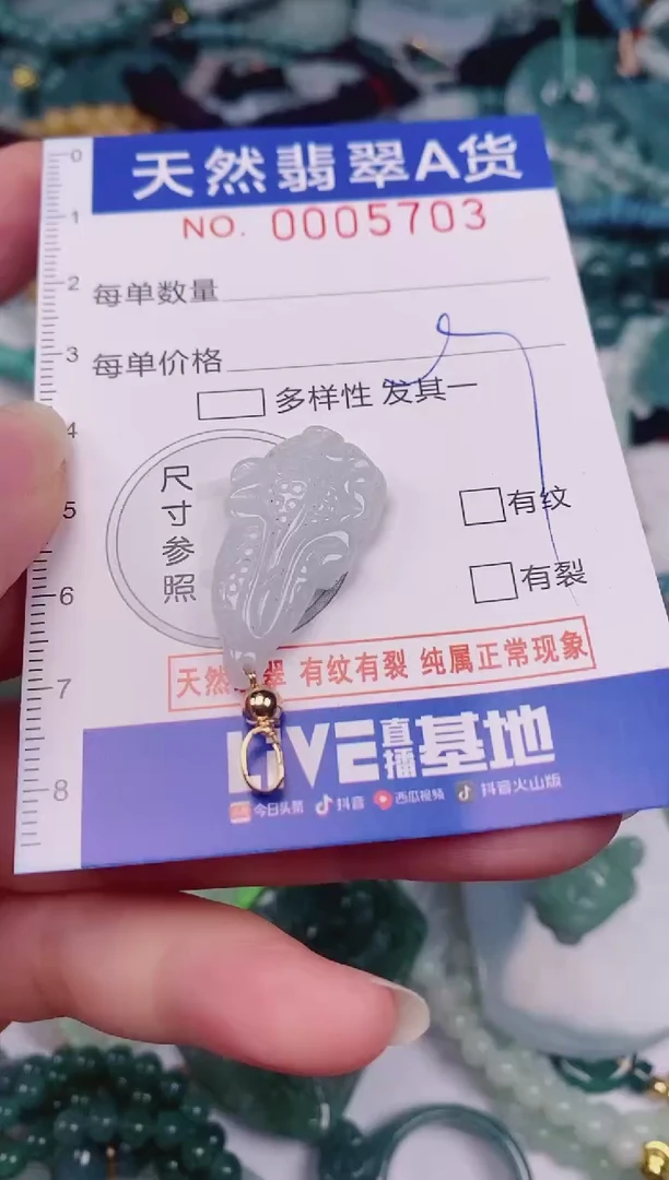 颈饰未镶嵌翡翠00005703