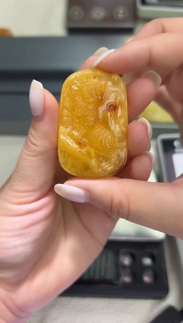 裸石琥珀未镶嵌琥珀蜜蜡吊坠
