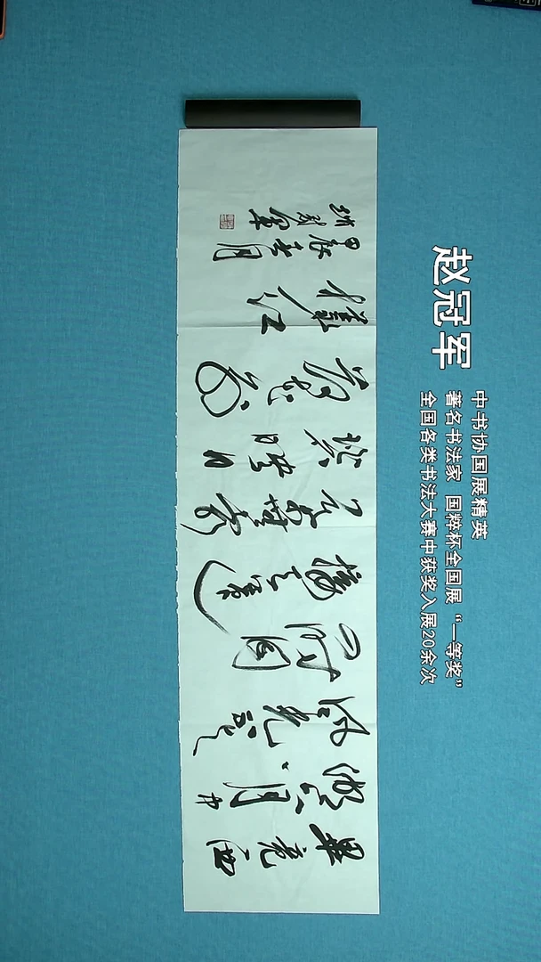 【闪购商品】书法259 上海赵冠军中书协138*34