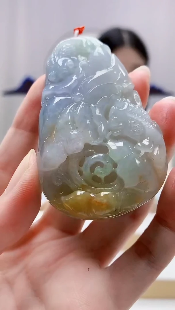 未镶嵌定制翡翠4812zm-毛货挂件34