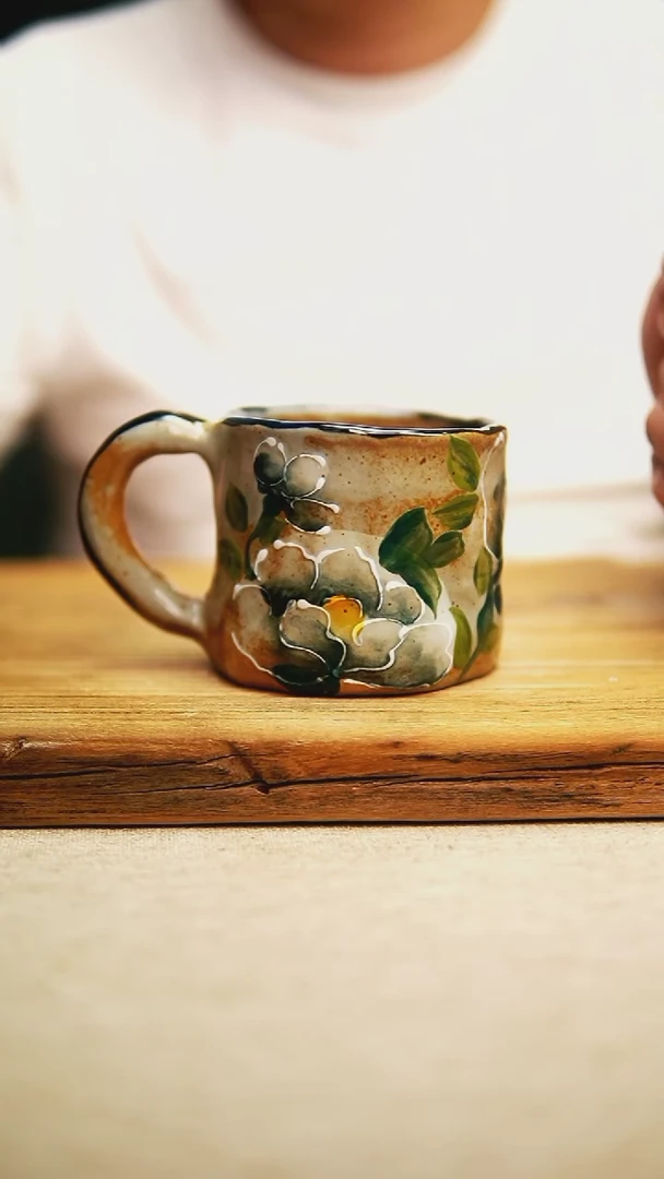 @@陶园瓷舍@@纯手工手绘@高温釉下彩