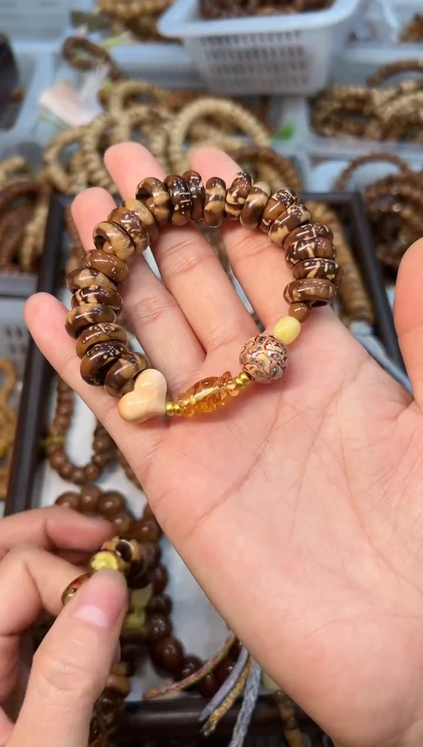 蜜蜡颈饰未镶嵌卡13mm甜甜圈【蜜蜡玉米粒】设计款单圈