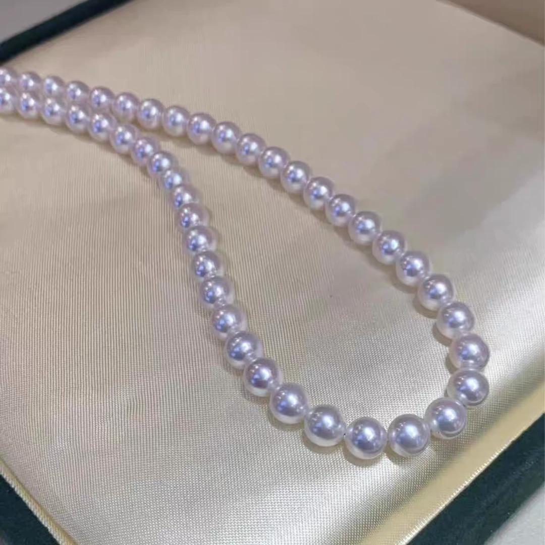 海水珍珠项链Akoya 正圆多样性发一