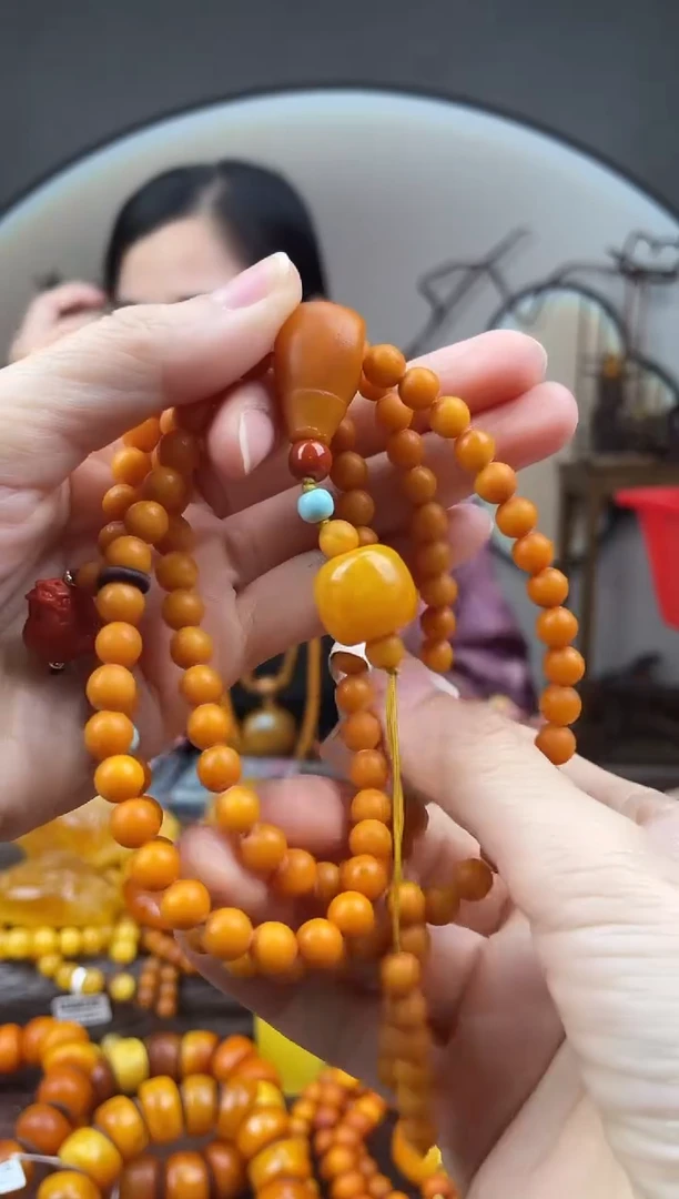 裸石琥珀未镶嵌假一赔4，多样性发货1件（微瑕