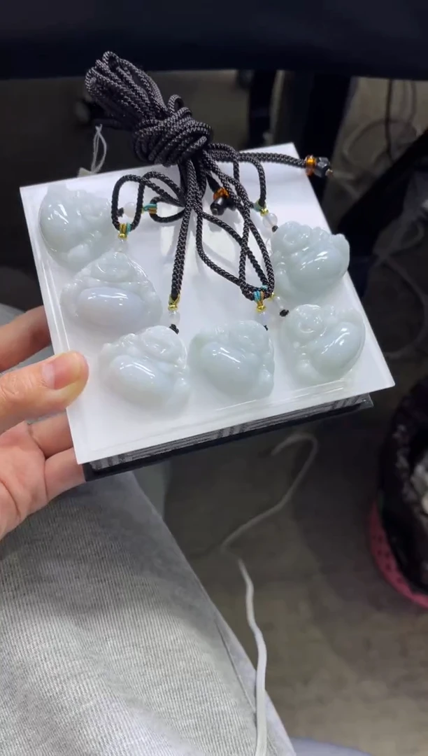 颈饰未镶嵌翡翠B187/多样性发一件/配绳子