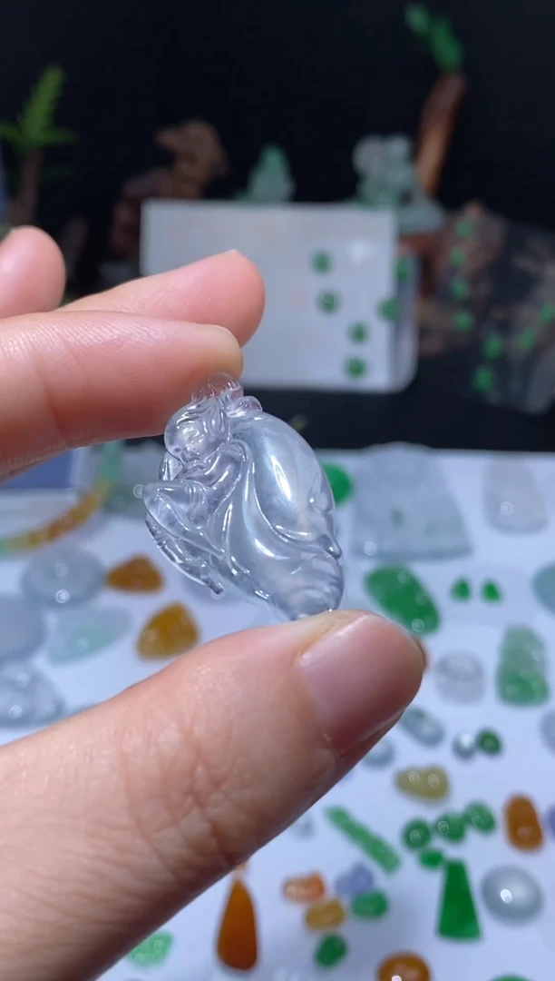 未镶嵌定制翡翠花仙子