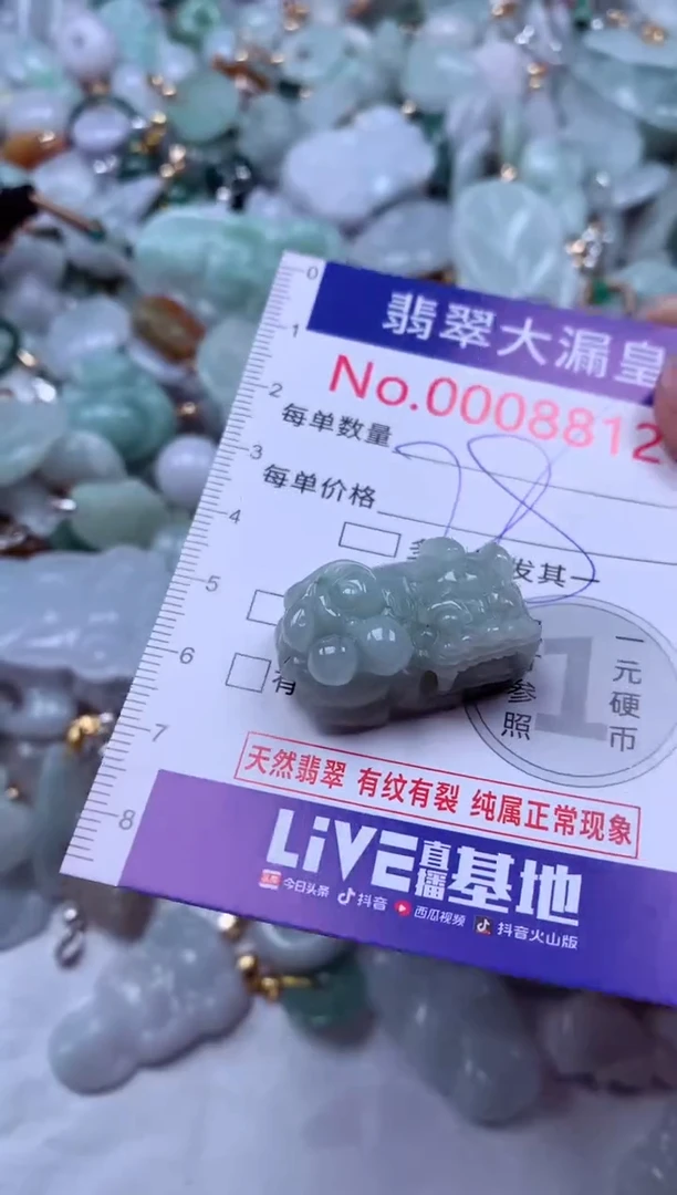 吊坠(不含链)未镶嵌翡翠8812